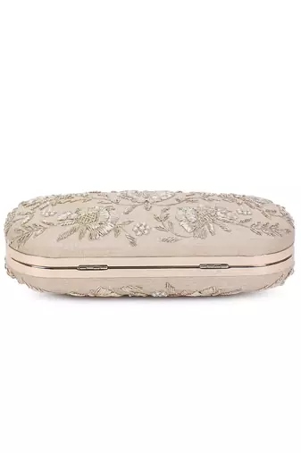 Golden bride clutch