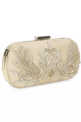 Magnificent peacock clutch