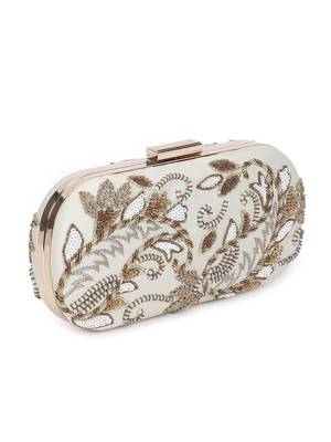 Offwhite embroidered clutch 2