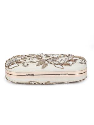 Offwhite embroidered clutch 4