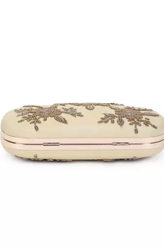 Ravishing gold clutch