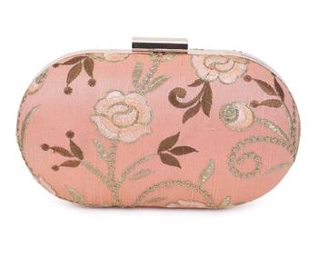 Charulata peech clutch 1