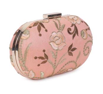 Charulata peech clutch 2