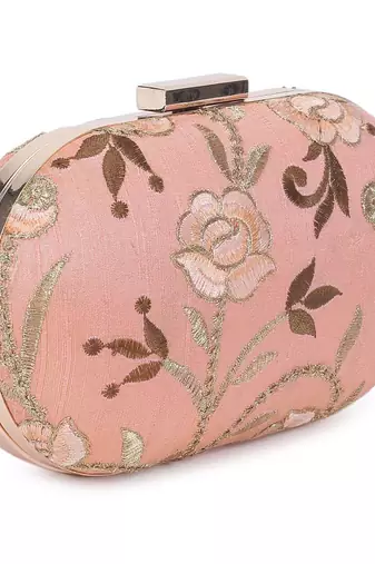 Charulata peech clutch