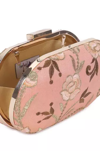Charulata peech clutch
