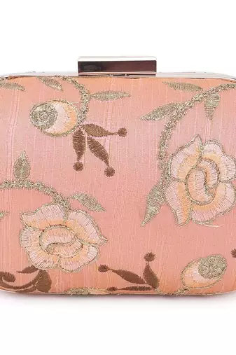 Charulata peech clutch