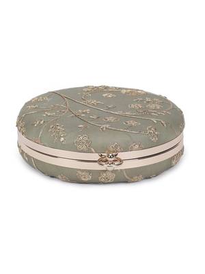 Olive gold clutch 5