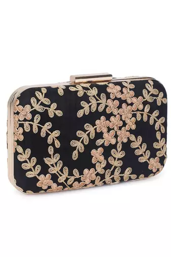 Nishapuri black clutch