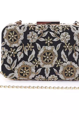 Royale black beauty clutch