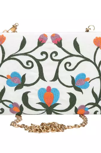 Flowerista edgy clutch
