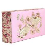 Fan fan pink clutch