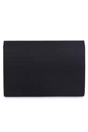 Self embroidery clutch