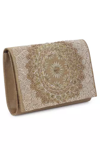 Sun gold clutch