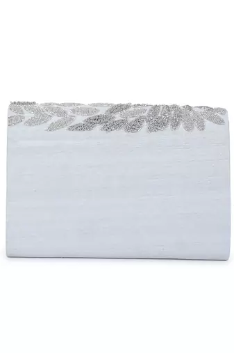Sweet n silver clutch