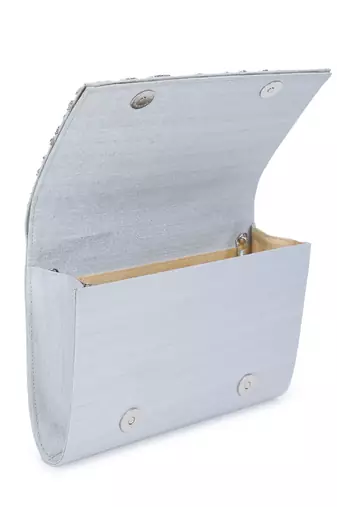 Sweet n silver clutch
