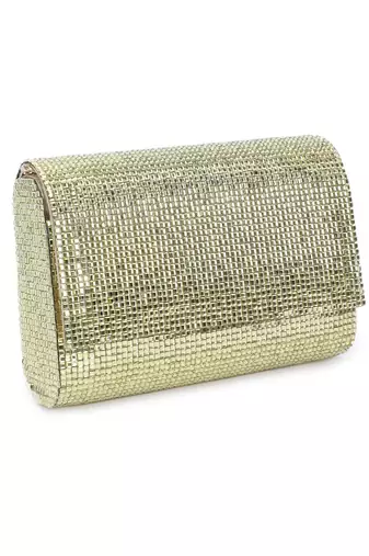 Gold mirror clutch