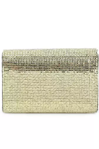 Gold mirror clutch