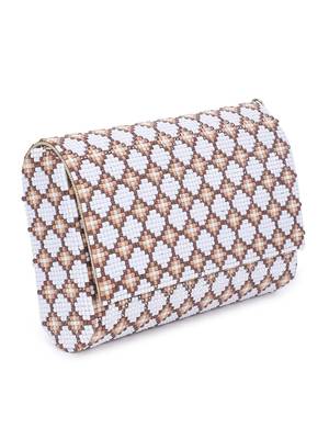 Tile white clutch 2