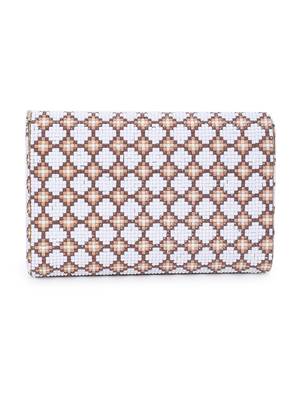 Tile white clutch 3