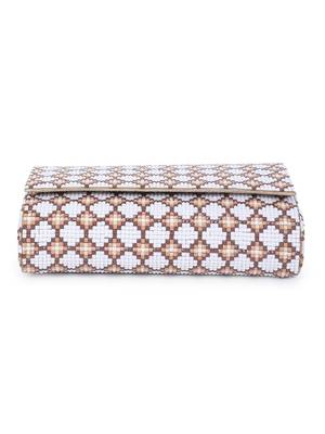 Tile white clutch 4