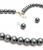 Grey Pearl Necklace Sets