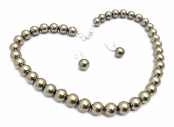 Copper Pearl Necklace Sets 1