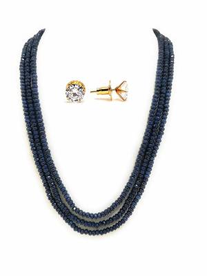 Blue Onyx Necklace Sets 1