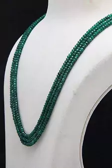 Green Color Women Onyx Necklace Sets