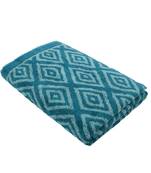 Diamonds Cotton Blue Bath Towel 30 X 60 inch GSM 500