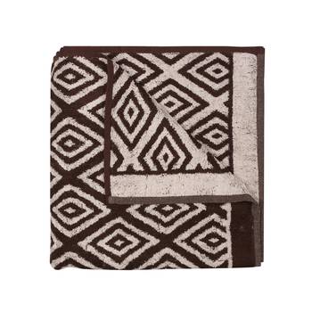 Diamonds Cotton Brown Bath Towel 30 X 60 inch GSM 500 3