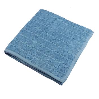 Checkers Cotton L.Blue Ladies Towel 24 X 48 inch GSM 280 1