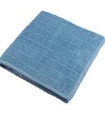 Checkers Cotton L.Blue Ladies Towel 24 X 48 inch GSM 280
