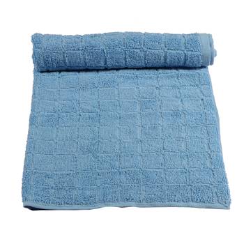 Checkers Cotton L.Blue Ladies Towel 24 X 48 inch GSM 280 2