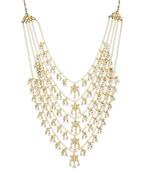 Kundan 5 Layered Satlada Pearl Necklaces