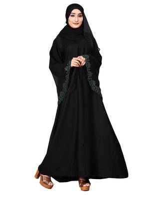 Black Embroidered Nida Burka 1