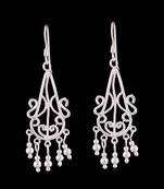 4.23 Gms Silver Elegant Designer Earrings