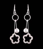 4.50 Gms Silver Designer Earrings