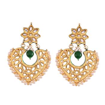 Kundan And Pearl Earrings 1
