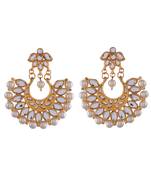 Kundan And Pearl Designer Earrings