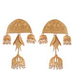 Golden Pearl Exquisite Designer Earrings