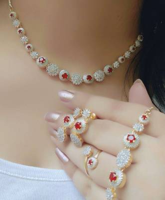 White necklaces 1