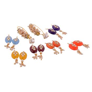 Changeable Oval Pearl Earrings 1