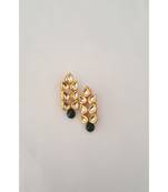 3 Leave Emerald Earring
