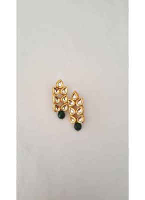 3 Leave Emerald Earring 1