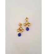 Blue Kundan Earring