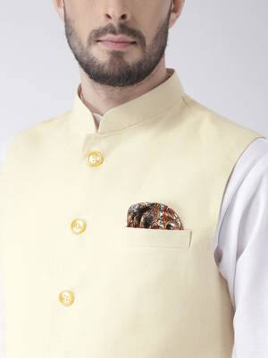 White Plain Cotton Kurta Pajama 5