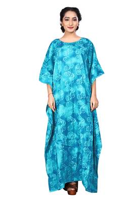 Multicolor Printed Rayon Islamic Kaftans 2