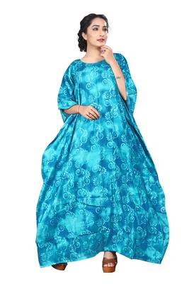 Multicolor Printed Rayon Islamic Kaftans 4