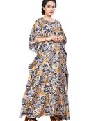 Multicolor Printed Rayon Islamic Kaftans