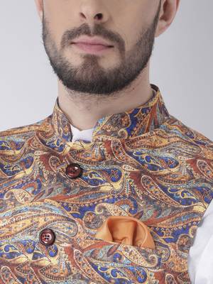 Multicolor Printed Cotton Kurta Pajama 5